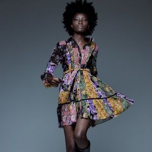 Zara Printed Short Dress